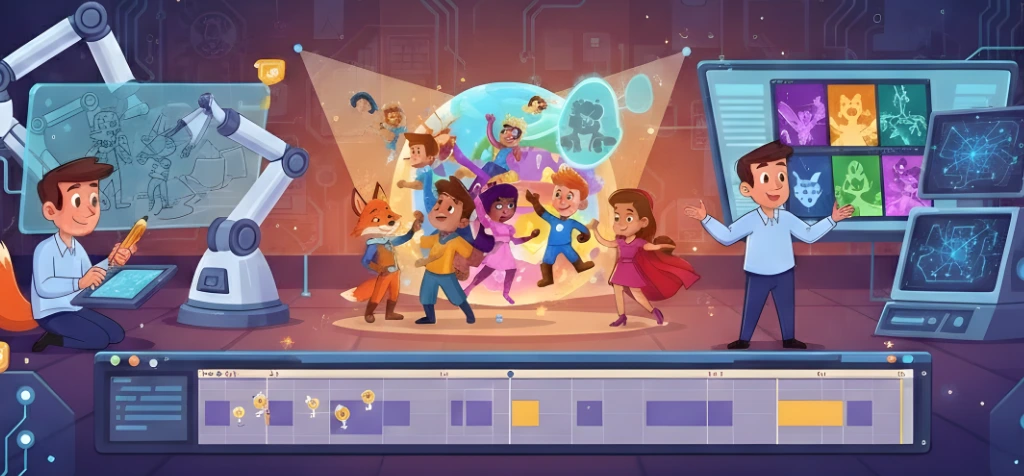Trend 7 – AI-Assisted Cartoon Animation Workflows