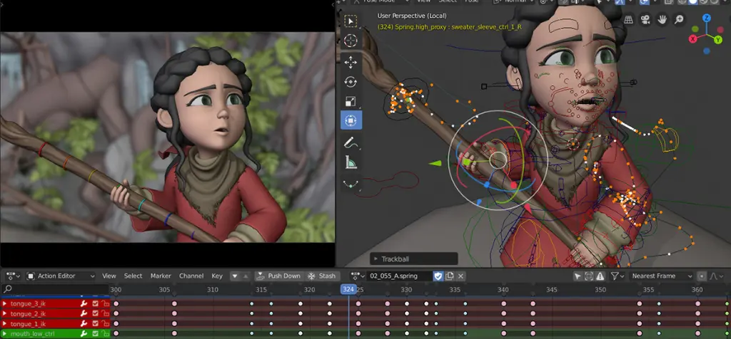 Character Rigging and Asset Preparation